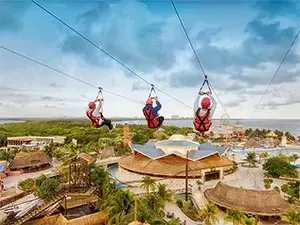 The best water park in Cancun is Ventura Park