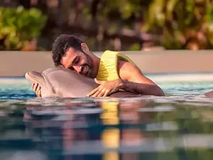 DOLPHIN SWIM IN CANCUN