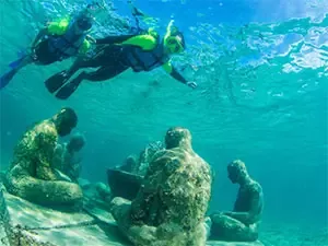 Swim in the Mexican Caribbean