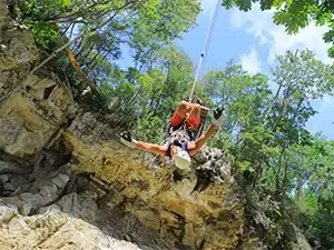 Zipline tour from the Riviera Maya