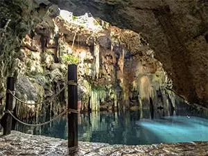Cenote in the Chichen Itza tour