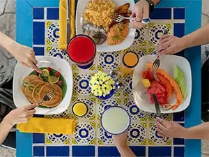 Dining at Xel-Ha Park